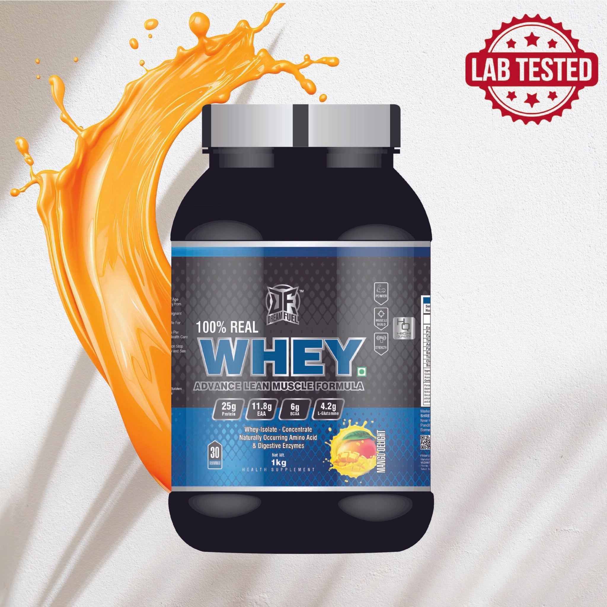 100% Real Whey 1Kg